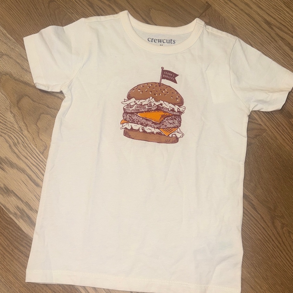 Crewcuts Burger Tee NWT